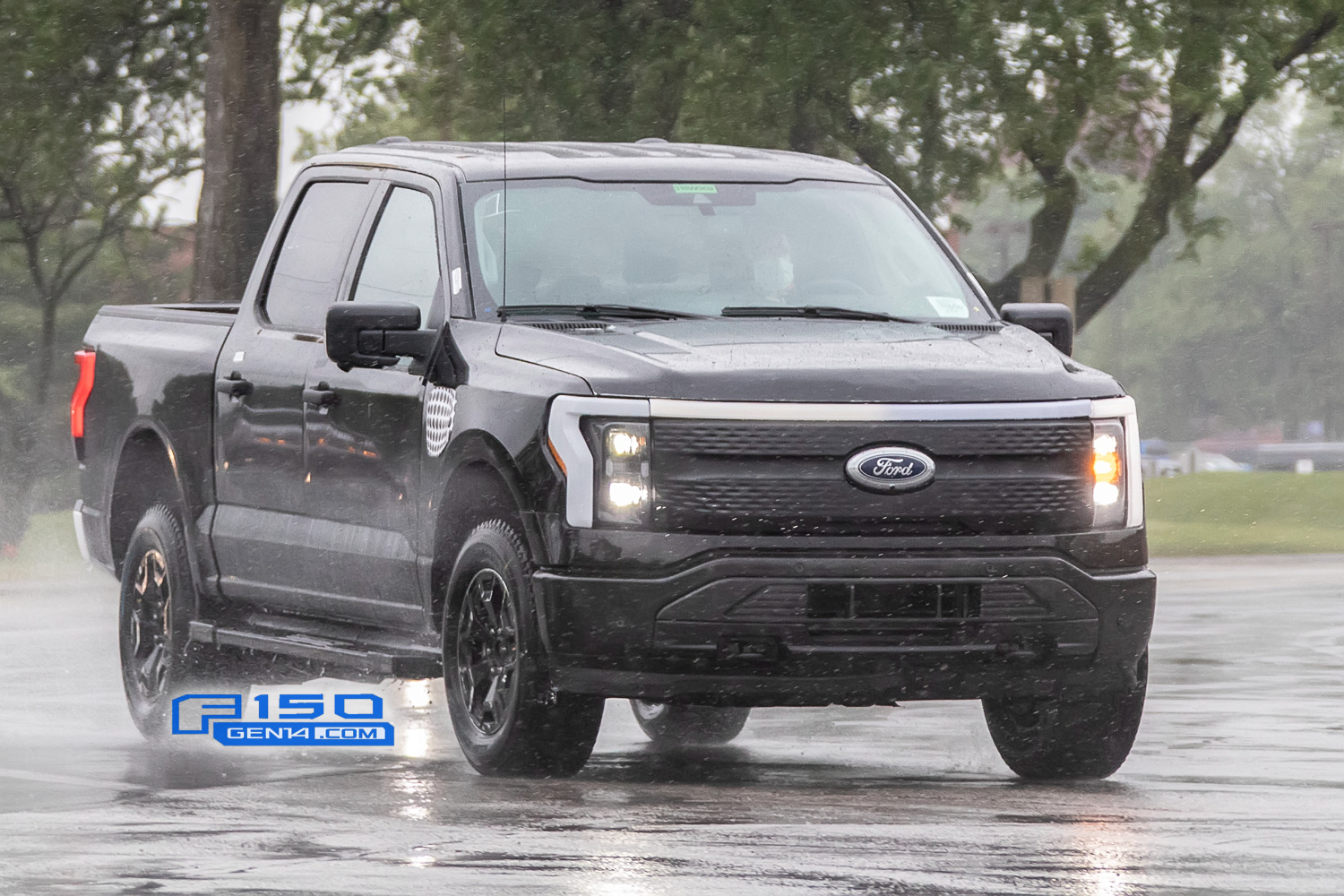 F150 Lightning XLT Caught Undisguised on Public Roads Ford Lightning