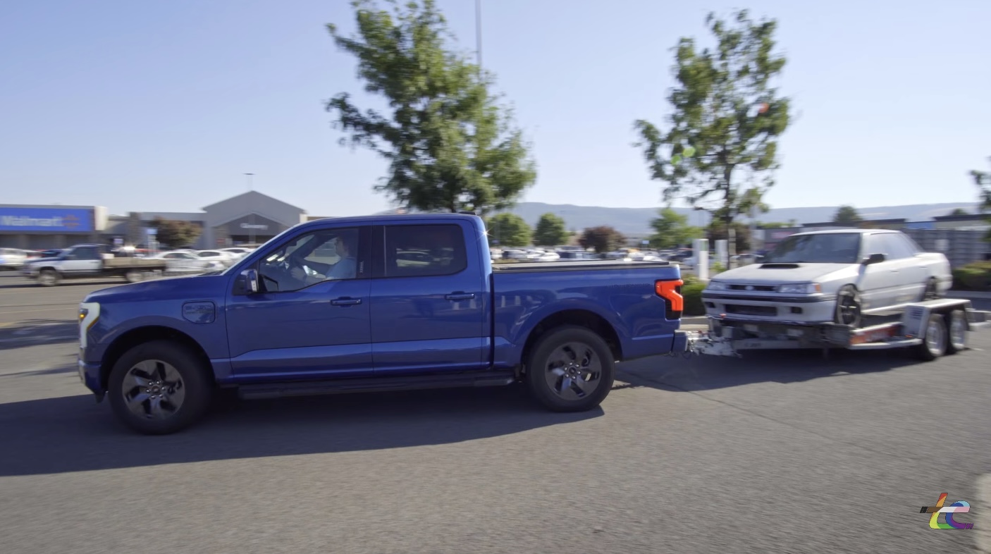 Video Seattle to Denver with a 5,000 pound trailer/car combo towed by